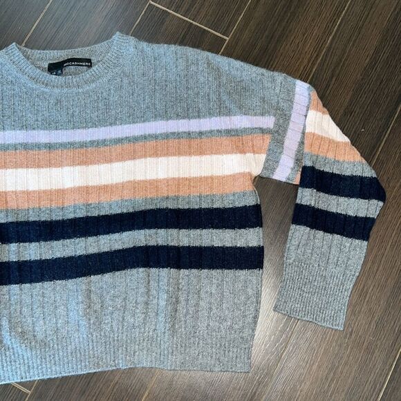 360Cashmere Striped Sweater, XS - Picture 5 of 8